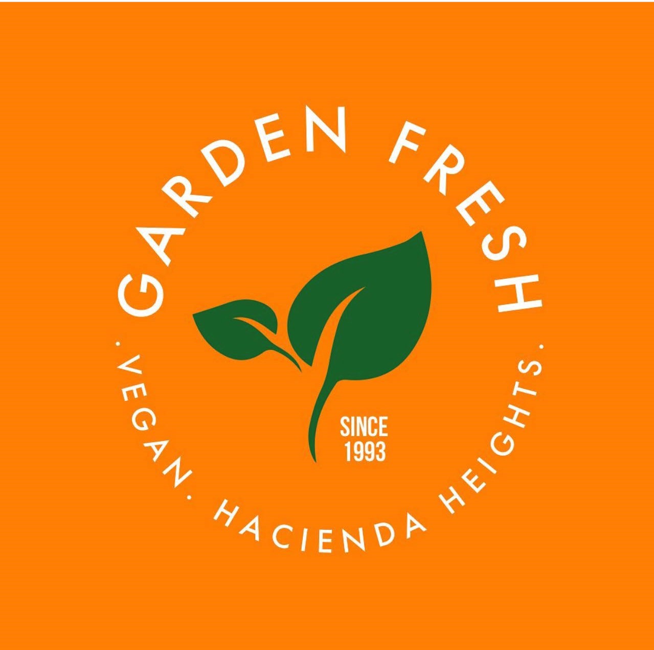 Garden Fresh Vegan Restaurant Logo in Hacienda Heights, California