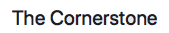 The Cornerstone Logo in Guelph, Ontario