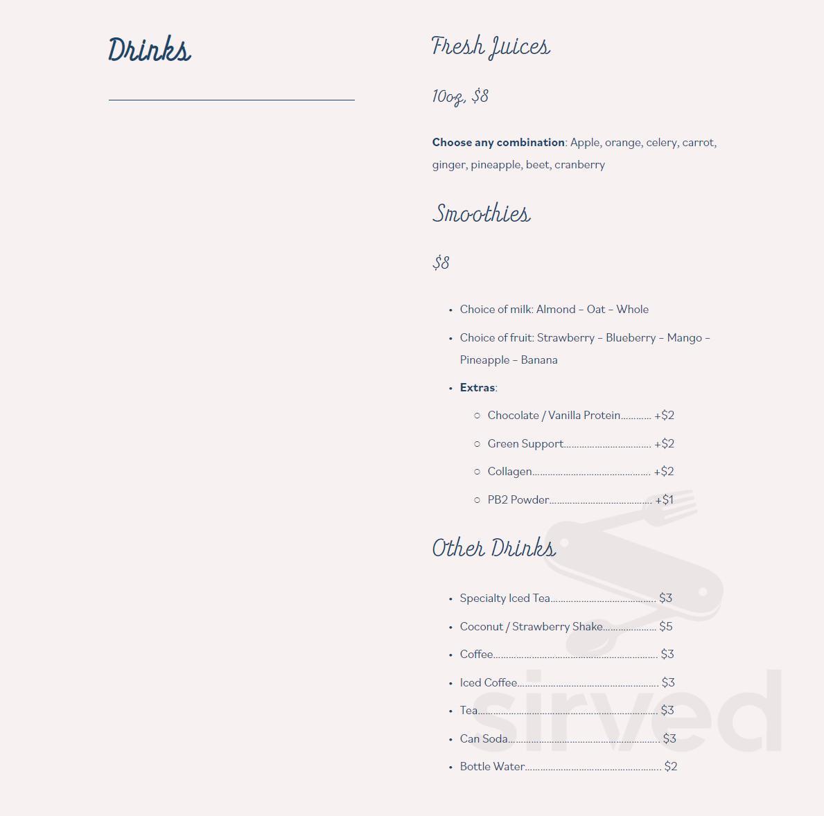 Pop Up Picnics by She Shed menu in Point Pleasant Beach, New Jersey, USA