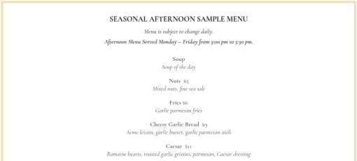 Menu for Postino Restaurant in Lafayette, CA | Sirved