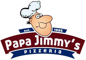 Papa Jimmy's Pizzeria Logo in Cottage Grove, Wisconsin