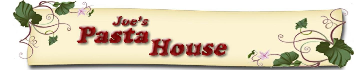 Joe's Pasta House Logo in Rio Rancho, New Mexico