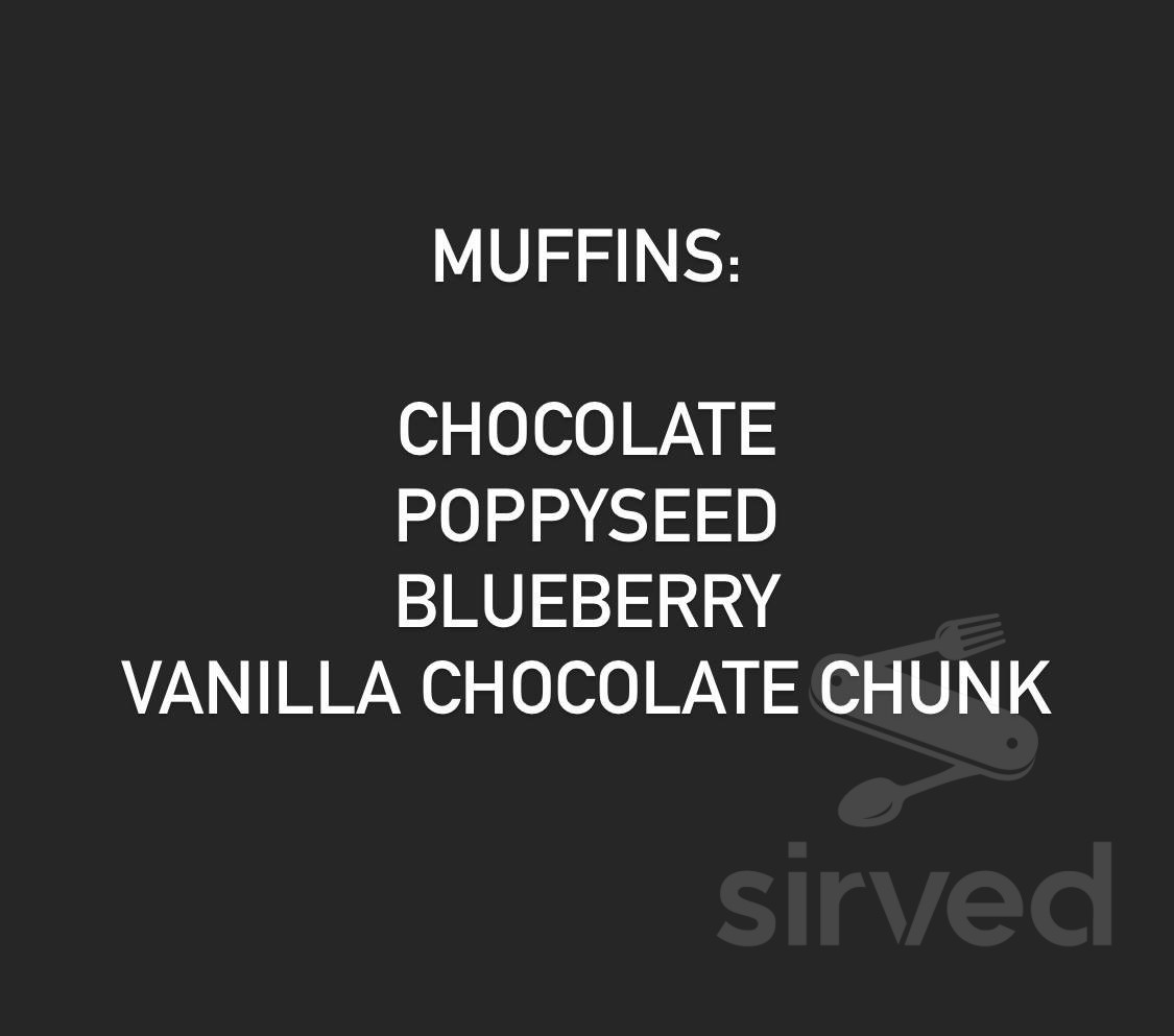 Blue Banana menu in Lostine, Oregon, USA