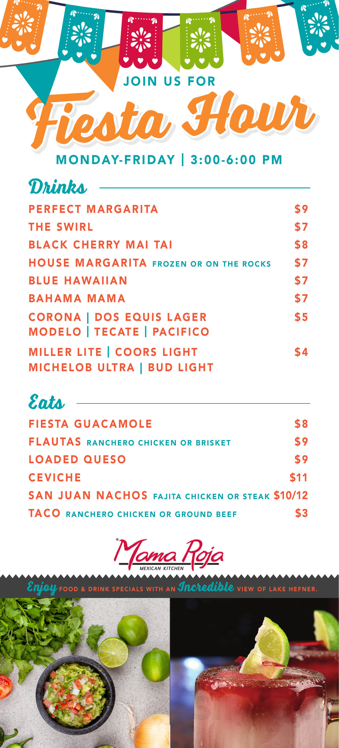 Mama Rajal Mama Roja menu in Oklahoma City, Oklahoma, USA