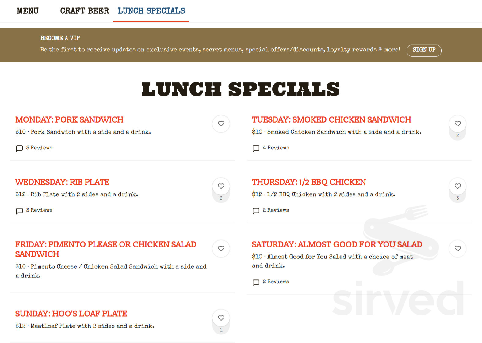 Hoo s q and brew menu in tuscaloosa alabama usa