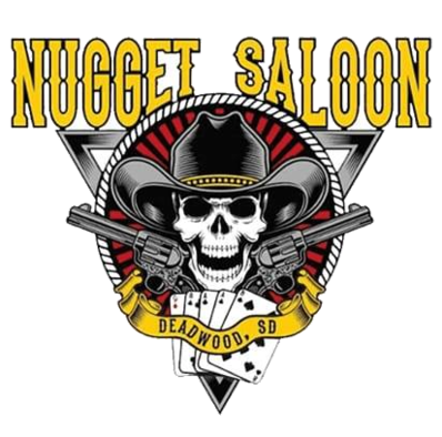 Menu for The Nugget Saloon in Deadwood, SD Sirved