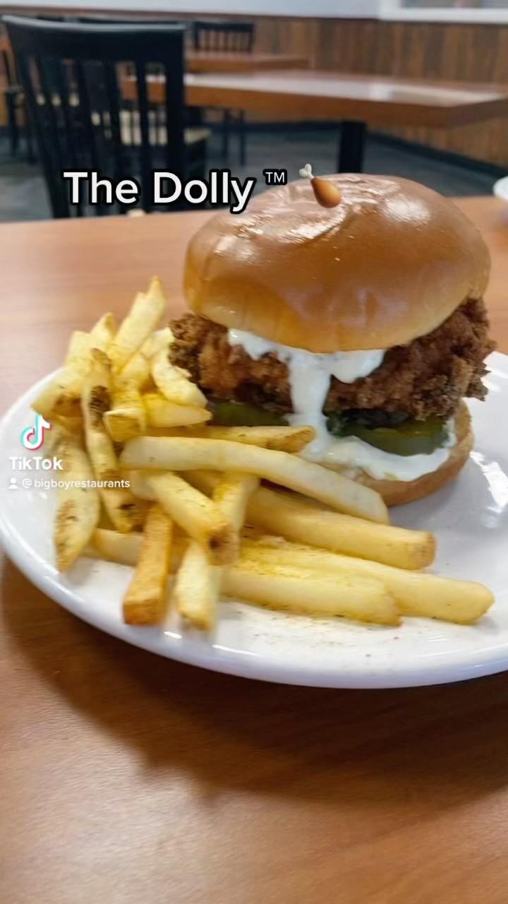 Big Boy menu in Manistique, Michigan, USA