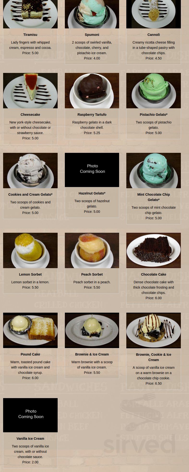 Gatto's Italian Restaurant & Bar menu in Downers Grove, Illinois, USA