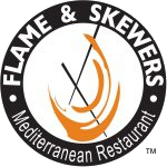 Flame & Skewers Mediterranean Restaurant Logo in Bakersfield, California