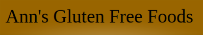 Ann's Gluten Free Bakery Logo in Appleton, Wisconsin