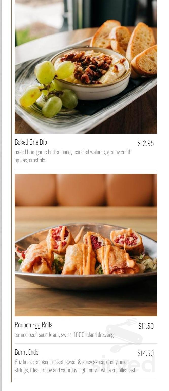 Steele & Hops menu in St Anthony, Minnesota, USA