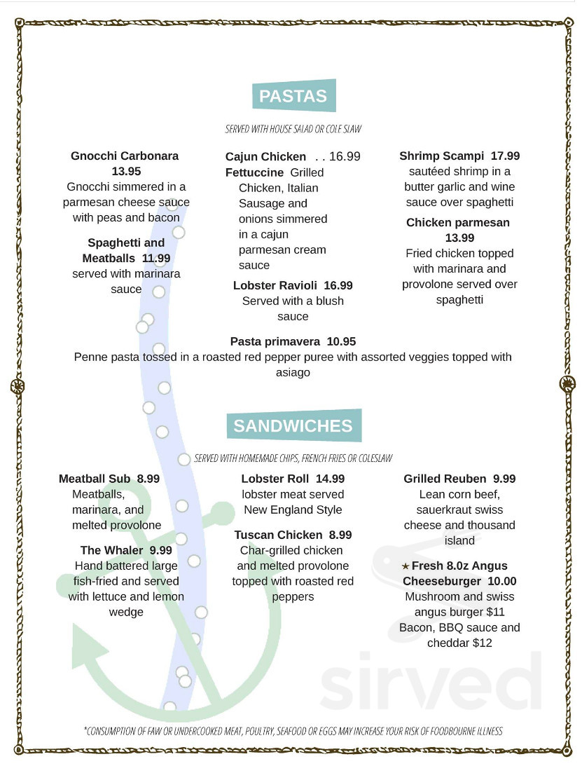 Silver Shores Restaurant menu in Conneaut Lake, Pennsylvania, USA