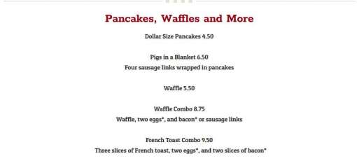 Menu for Red Rooster Grill and Pub in Klamath Falls, OR | Sirved