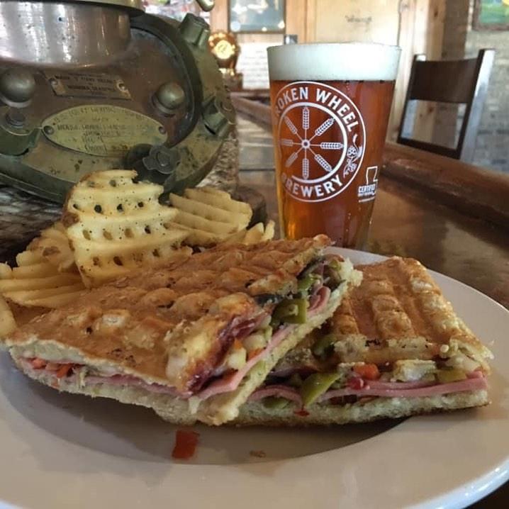 Broken Wheel Brewery & Bistro menu in Marksville, Louisiana, USA