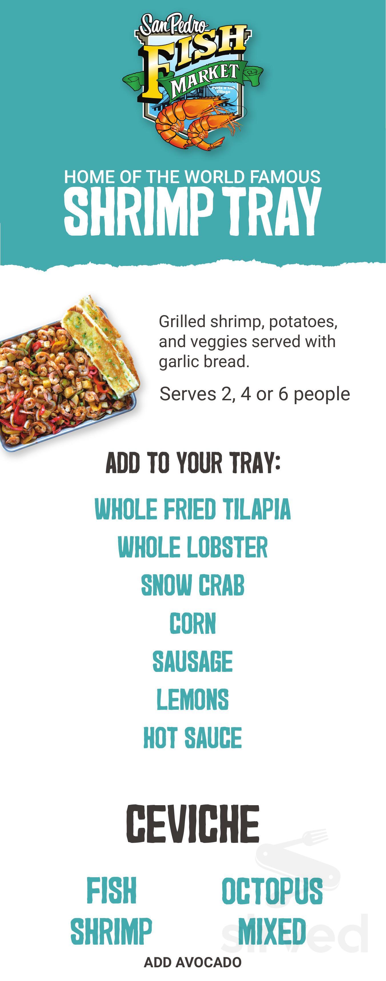 San Pedro Fish Market and Restaurant menu in San Pedro, California