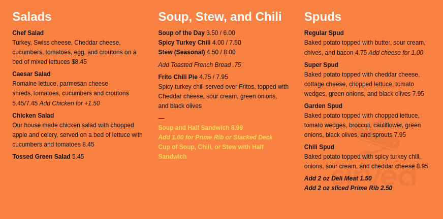 Take 2: A Resonance Cafe menu in Tulsa, Oklahoma