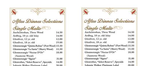 Shadowbrook Restaurant Menu - Capitola, California | Sirved