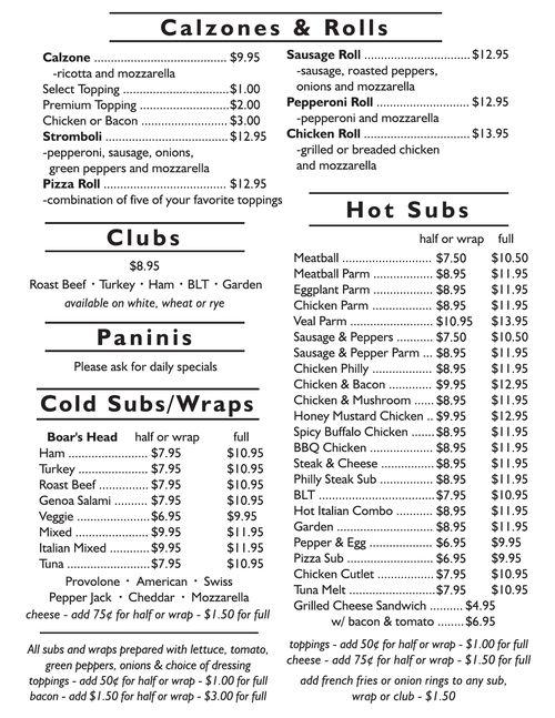 Dibella s Printable Menu Printable Word Searches