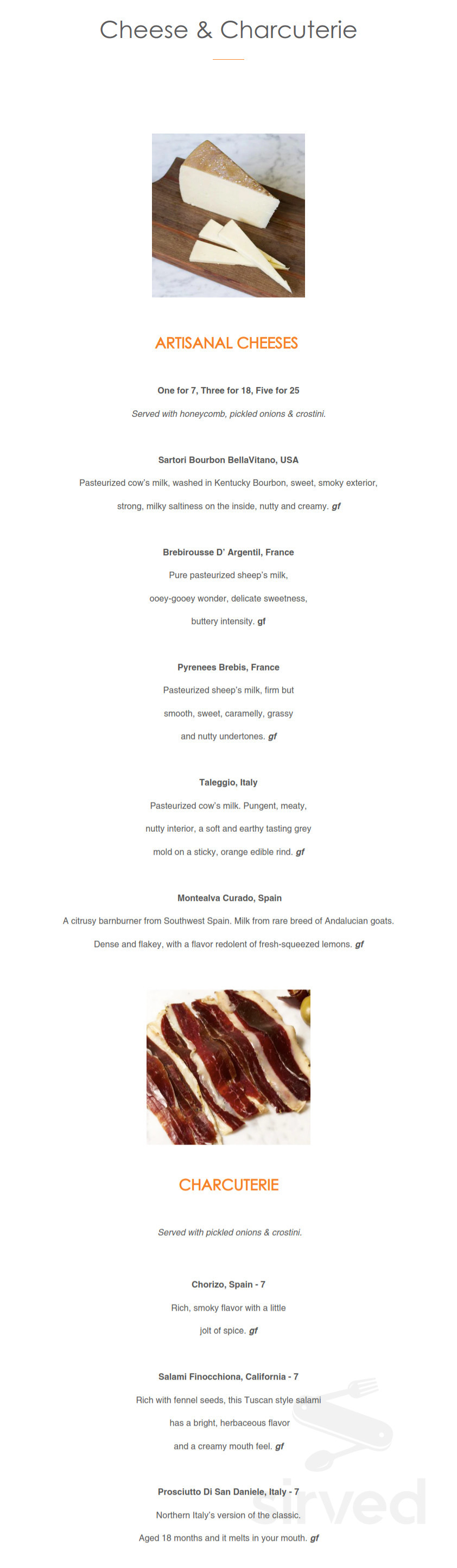 BLVD Wine Bar menu in Long Island City, New York, USA