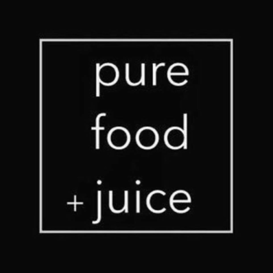 Pure Food and Juice Logo in Tulsa, Oklahoma