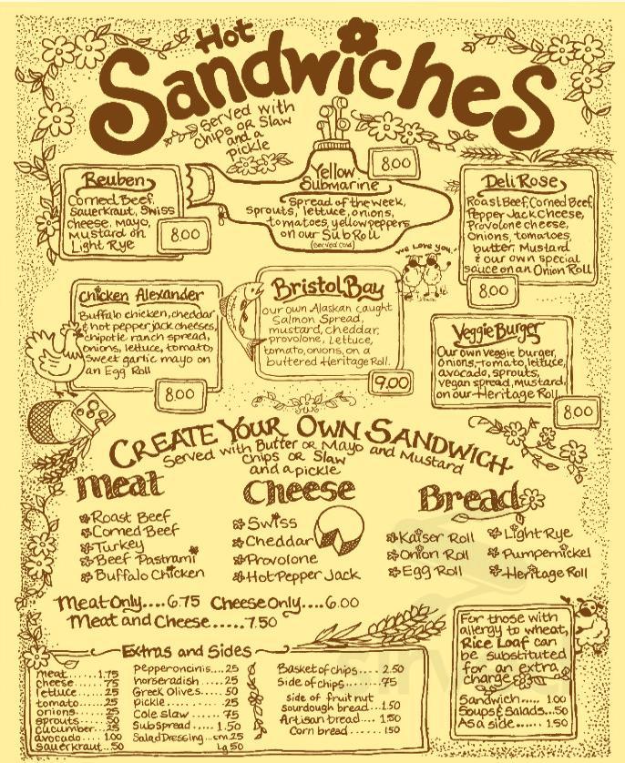 The Yellow Deli Hiddenite menus in Hiddenite, North Carolina, United States