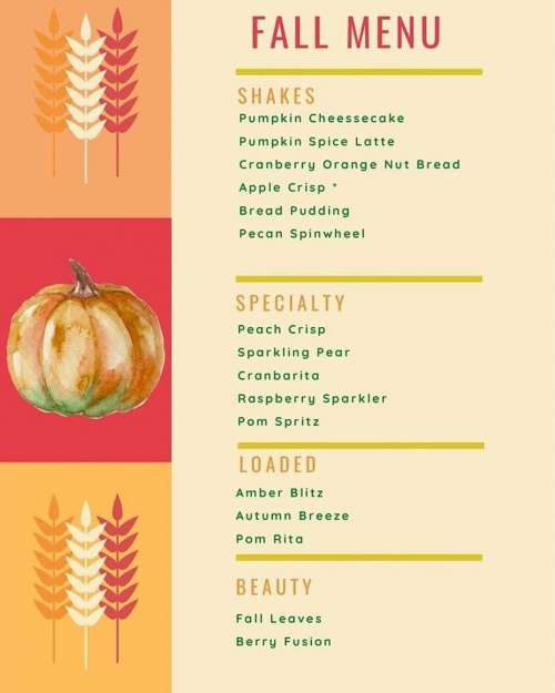 Auburn Nutrition menu in Auburn, Alabama, USA