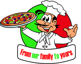 DANCIN PIZZA SARDIS. Logo in Chilliwack, British Columbia