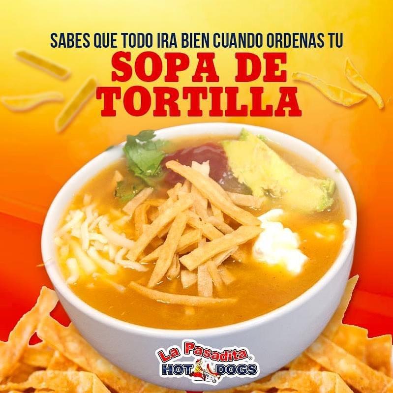 La Pasadita Hot Dogs menu in Phoenix, Arizona, USA