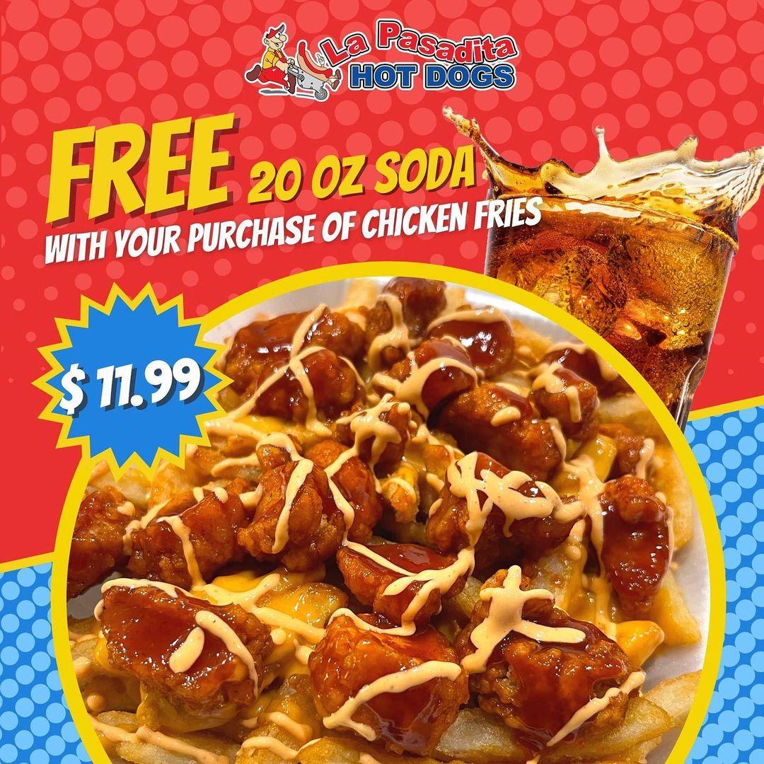 La Pasadita Hot Dogs menu in Phoenix, Arizona, USA