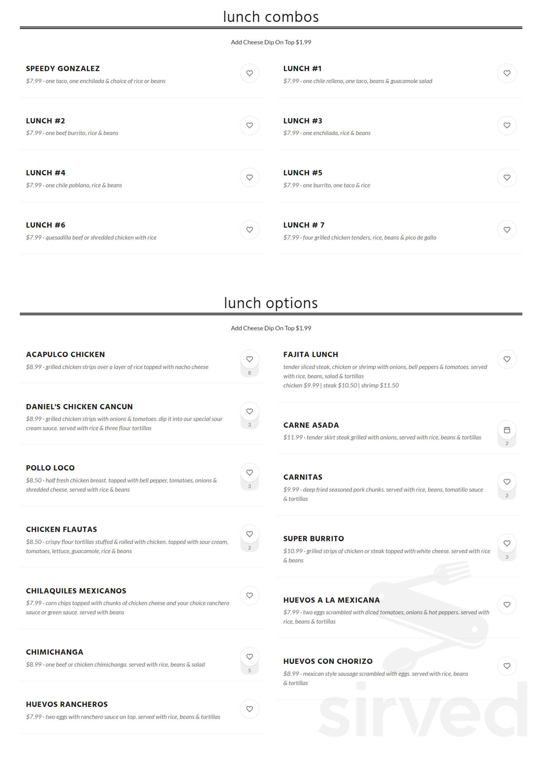 Daniel s Little Mexico Menus In Shepherdsville Kentucky United States daniel-s-little-mexico-menus-in-shepherdsville-kentucky-united-states