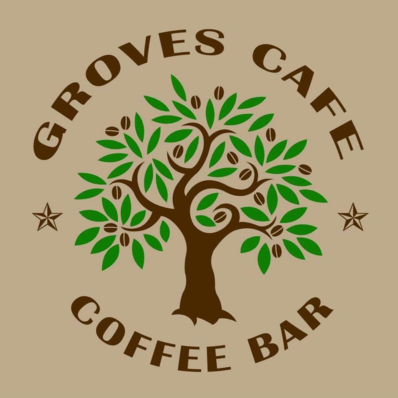 Groves Cafe & Coffee Bar Logo in Groves, Texas