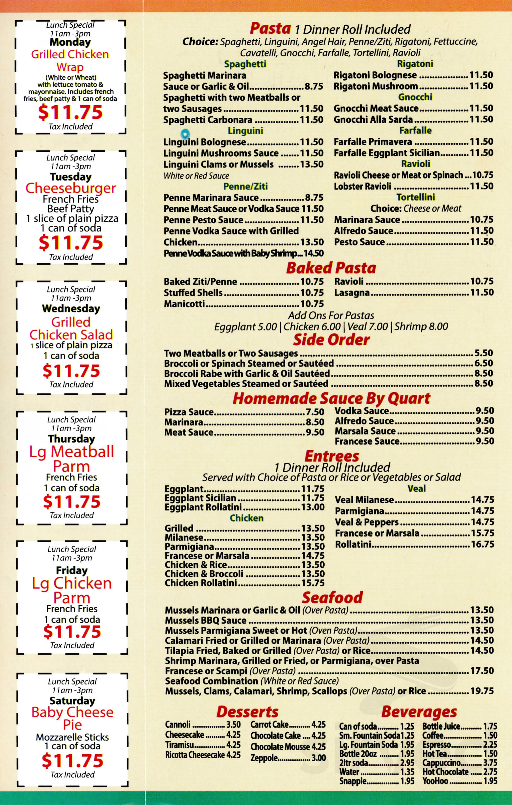 Joe S Pizzeria Restaurant Menus In Bayonne New Jersey United States   5bac61caab437 