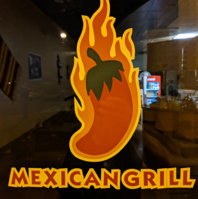 Flaming Burrito Grill Logo in Auburn, California