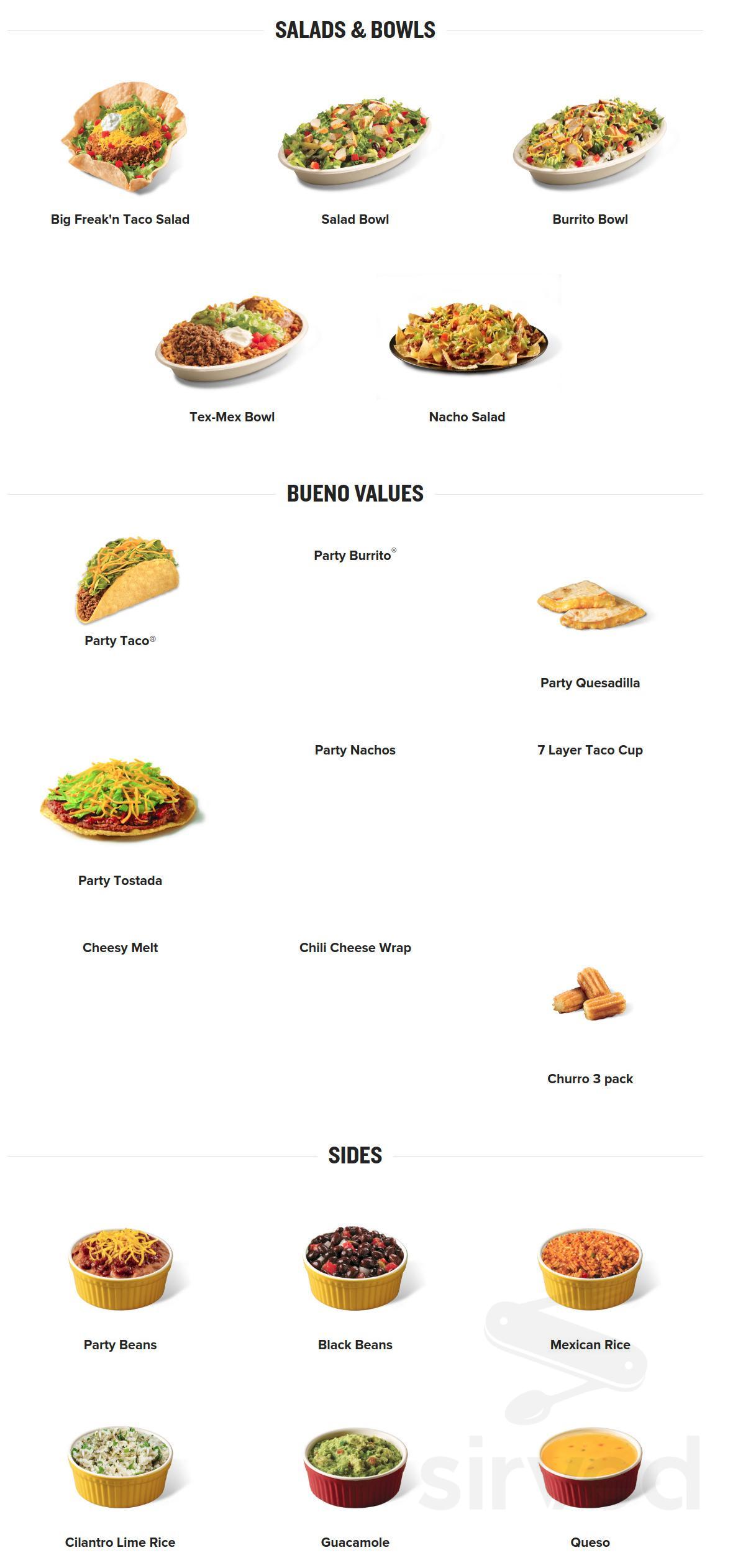 taco-bueno-menu-in-tulsa-oklahoma-usa