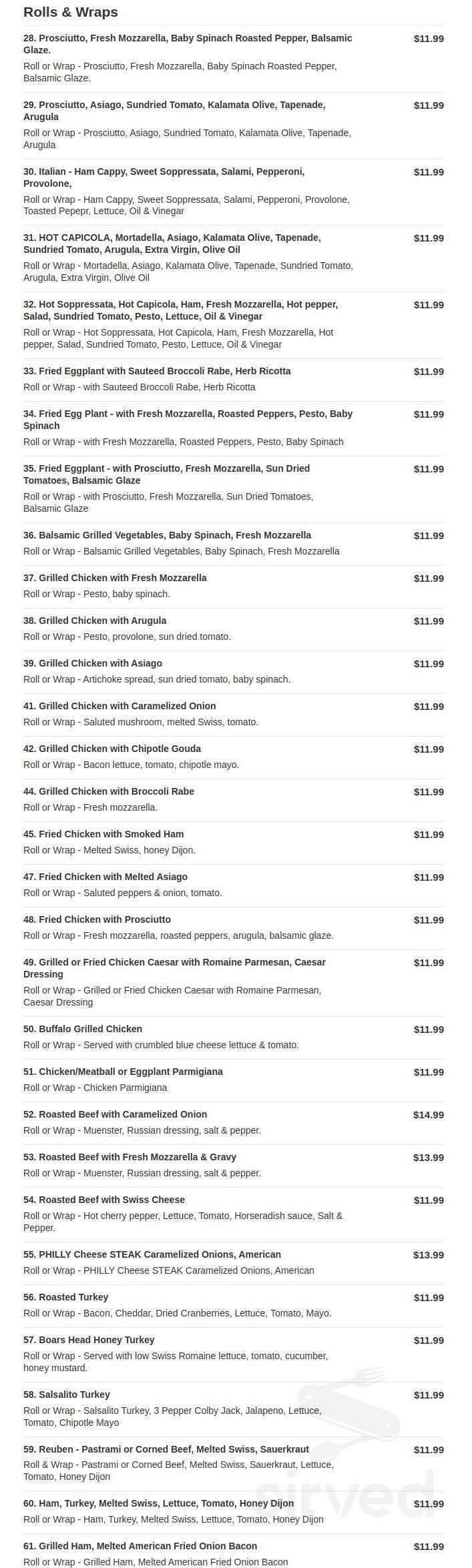 BAGELS R US menu in Staten Island, New York, USA