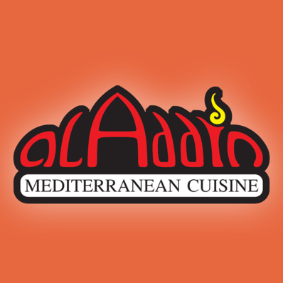 Aladdin Mediterranean Cuisine Logo in Houston, Texas
