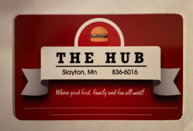 Hub Drive-In Logo in Slayton, Minnesota