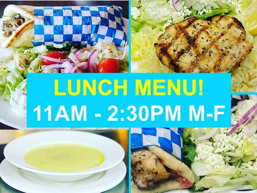 George's Greek Village menu in St. Catharines, Ontario, Canada