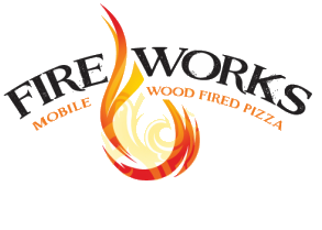 Fireworks Mobile Wood Fired PIzza Logo in Turner, Maine