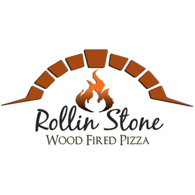 Rollin Stone Wood Fired Pizza Logo in Brighton, Michigan