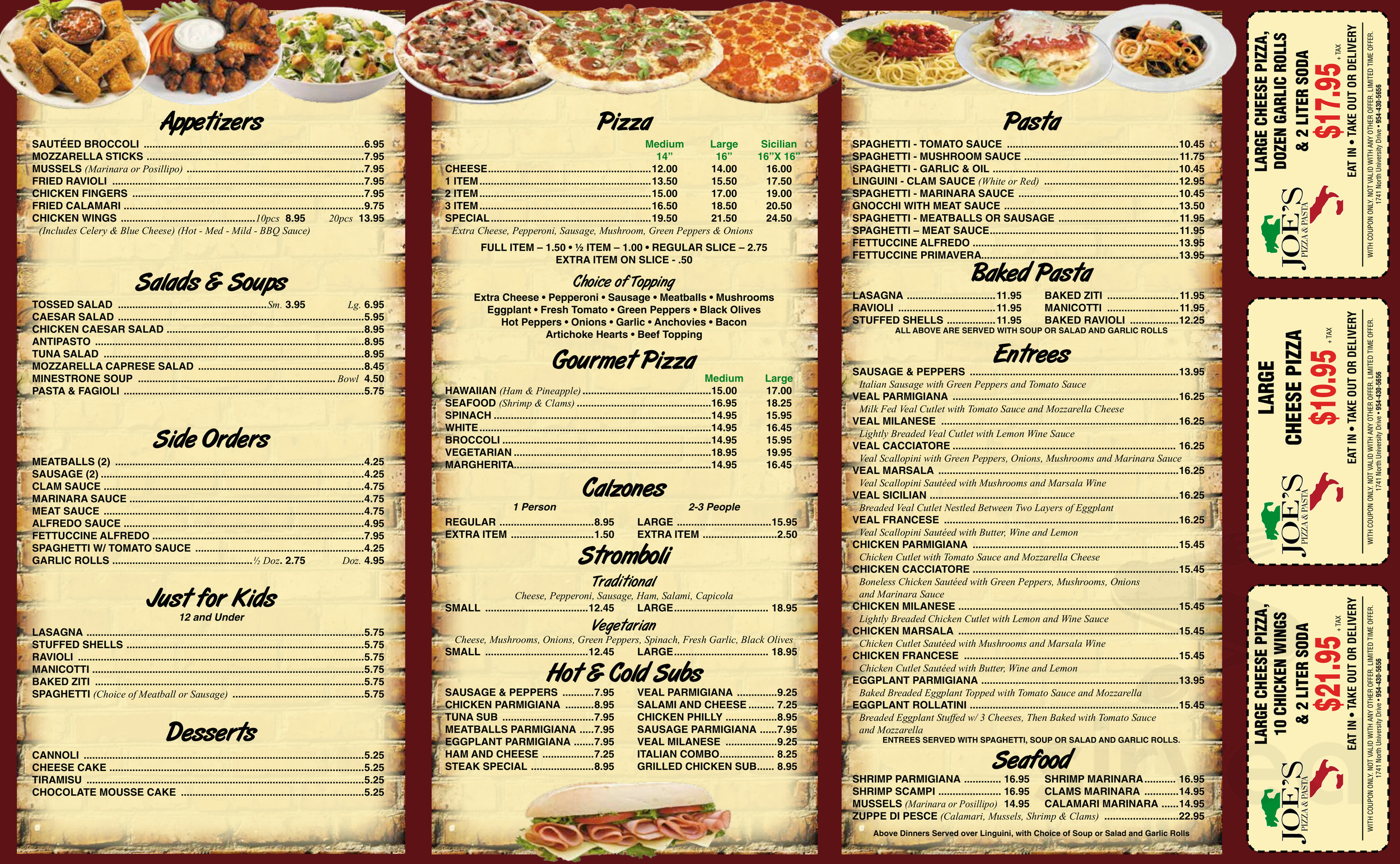 Joes Pizza Sulphur 57