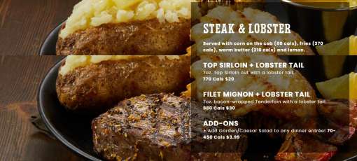 Menu for Chuck's Roadhouse Bar & Grill - Cambridge, ON | Sirved