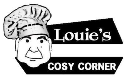 Louie's Cosy Corner Logo in St. Peter's, Nova Scotia