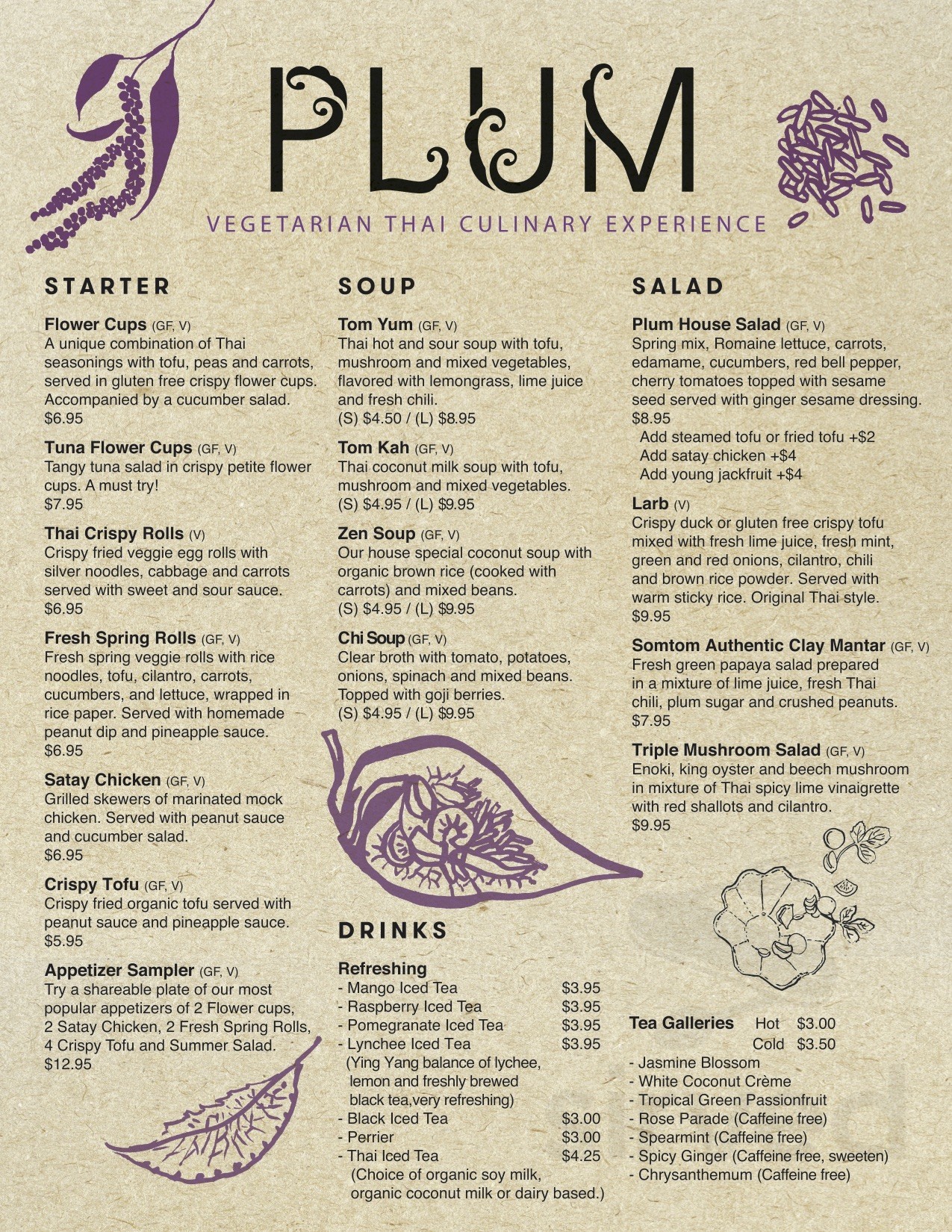 Plum Encinitas menu in Encinitas, California
