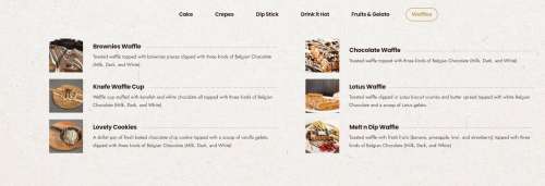 Melt n Dip menu in Dearborn Heights, Michigan, USA