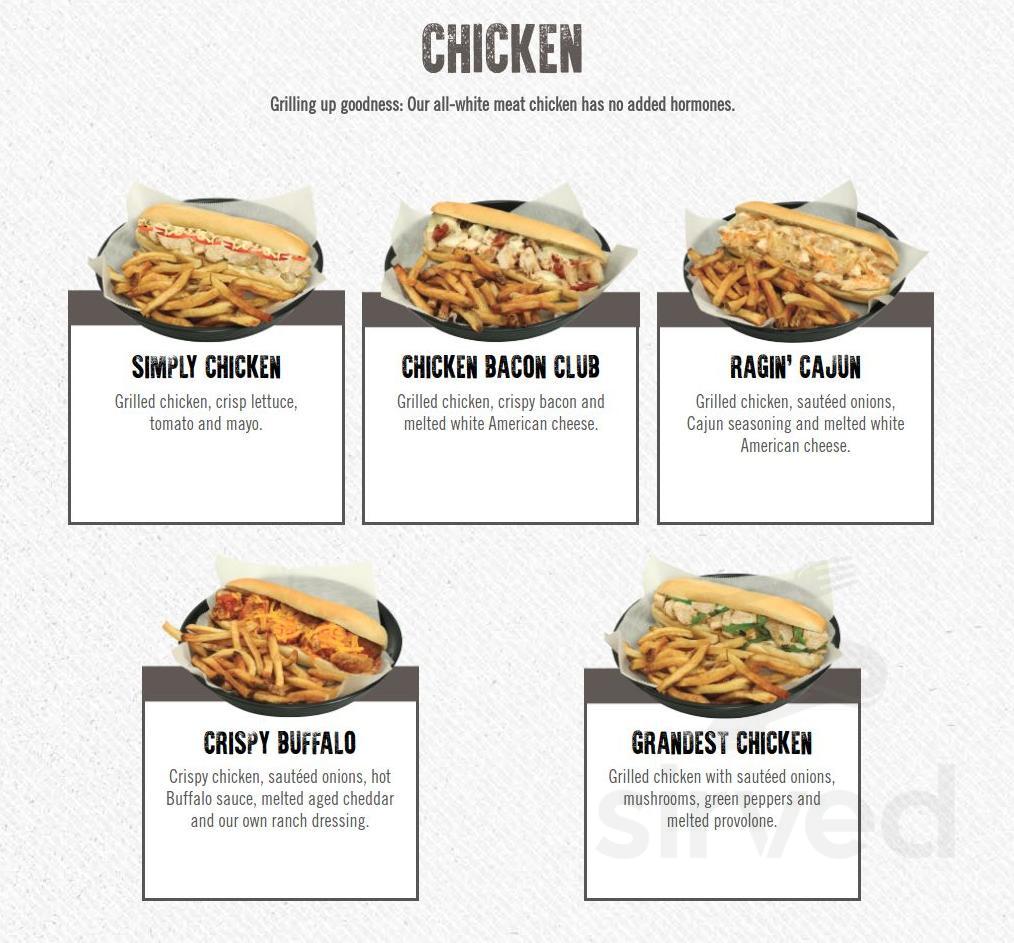 Steak escape menu in tupelo mississippi usa