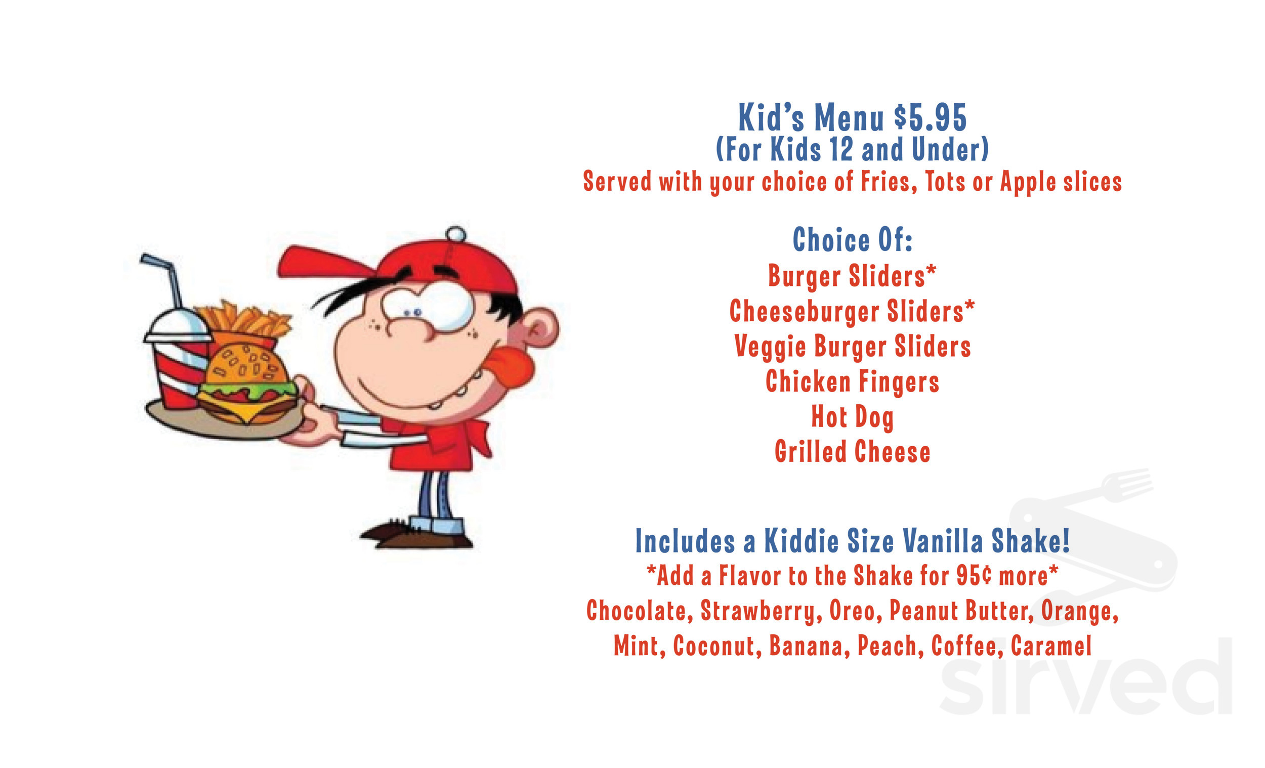 Boulevard Burger and Brew menu in Richmond, Virginia, USA