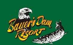Bauer's Dam Resort Logo in Conover, Wisconsin