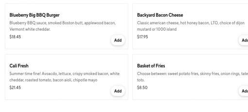 Menu for Bar Code Burgers in Las Vegas, NV | Sirved