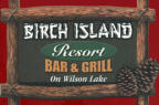 Birch Island Resort Logo in Phillips, Wisconsin